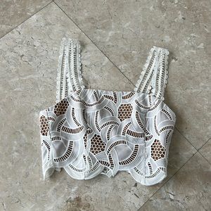 Elliatt White Crop Top